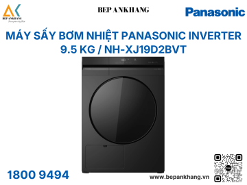 Máy sấy quần áo 9,5kg - Inverter bơm nhiệt - NH-XJ19D2BVT